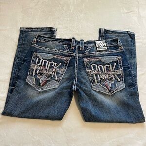 NEW Rock Revival Jeans Size 40x32